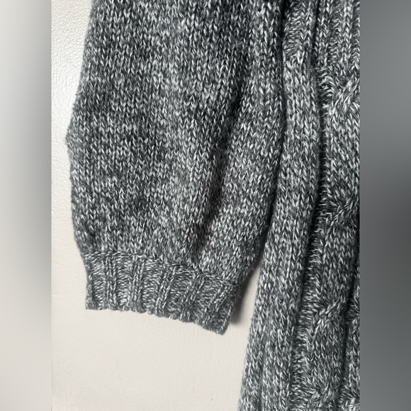 EUC Just My Size Cozy Cowl Neck Gray Grandpa Button Up Sweater Women Plus 1X XL - Picture 5 of 12